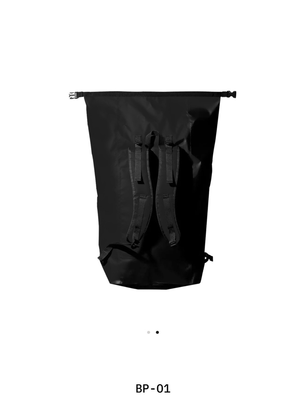 Yeezy Black Roll-Top Backpack